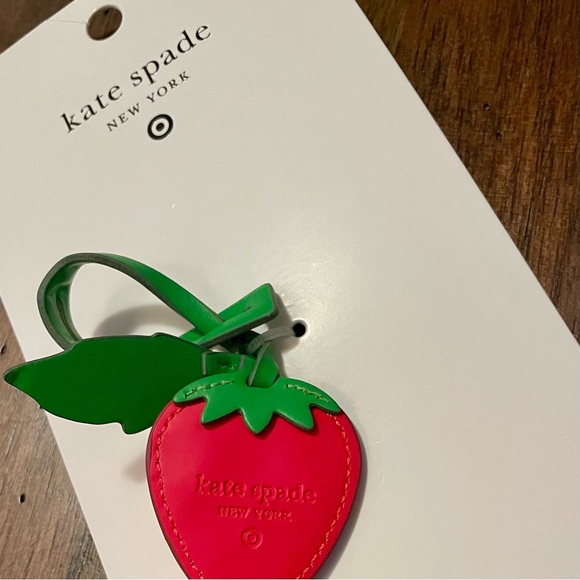 LAST ONE! Kate Spade x Target Strawberry Bag Charm Keychain Lanyard - Picture 3 of 4